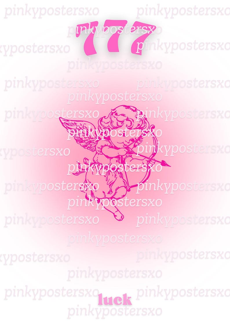 Colorful Numbers 777 777 Angel Number Poster - Etsy