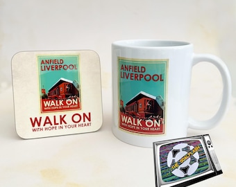 LIVERPOOL FC Anfield Mug and Coaster set