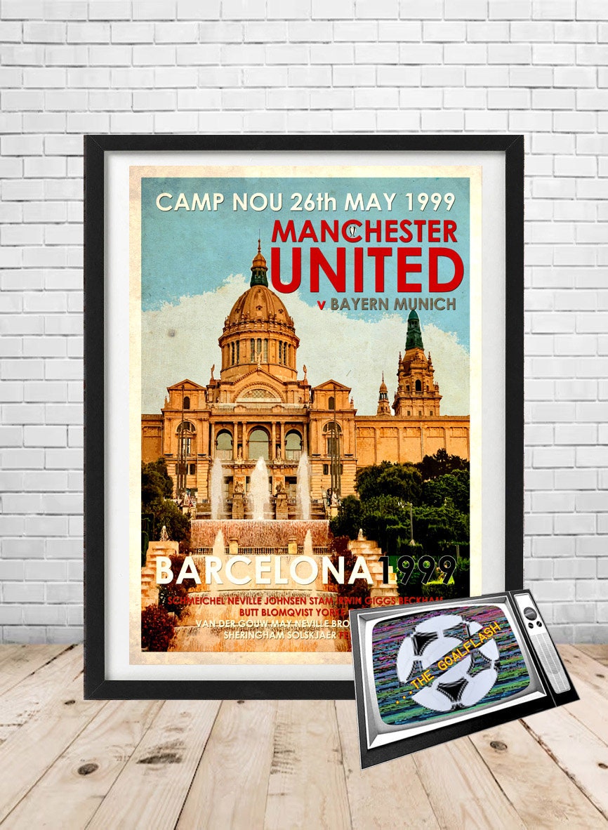 Man United 2008 Champions League - Etsy