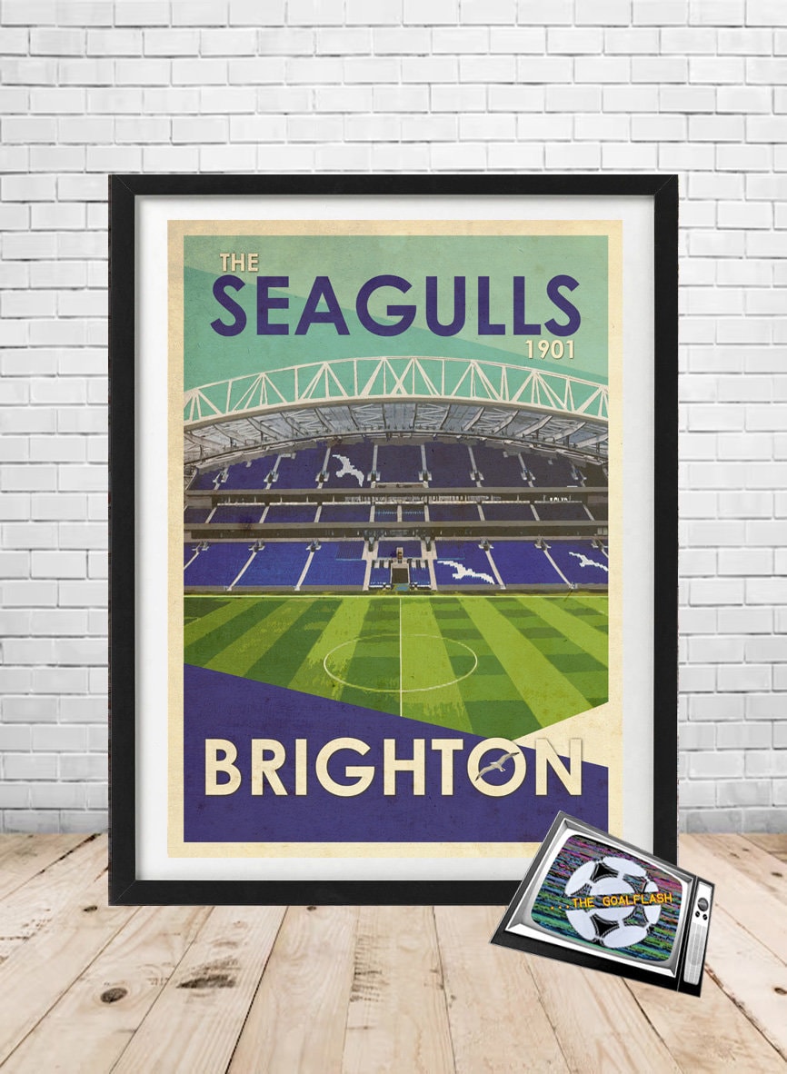 Brighton fc poster - Etsy 日本