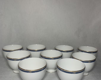 Vintage Set Of Wedgwood BoneChina Tea Cups 9pc