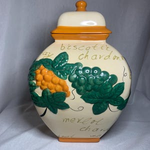 Vintage HandPainted Nanni’s Biscotti Cookie Jar