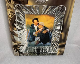 Vintage Cristal D’ Arques Crystal Picture Frame Still In Box