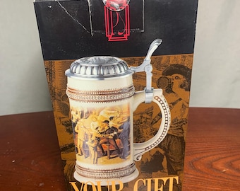 ヴィンテージ Zoller & Born 限定版ドイツ ビール ジョッキ。ハンド