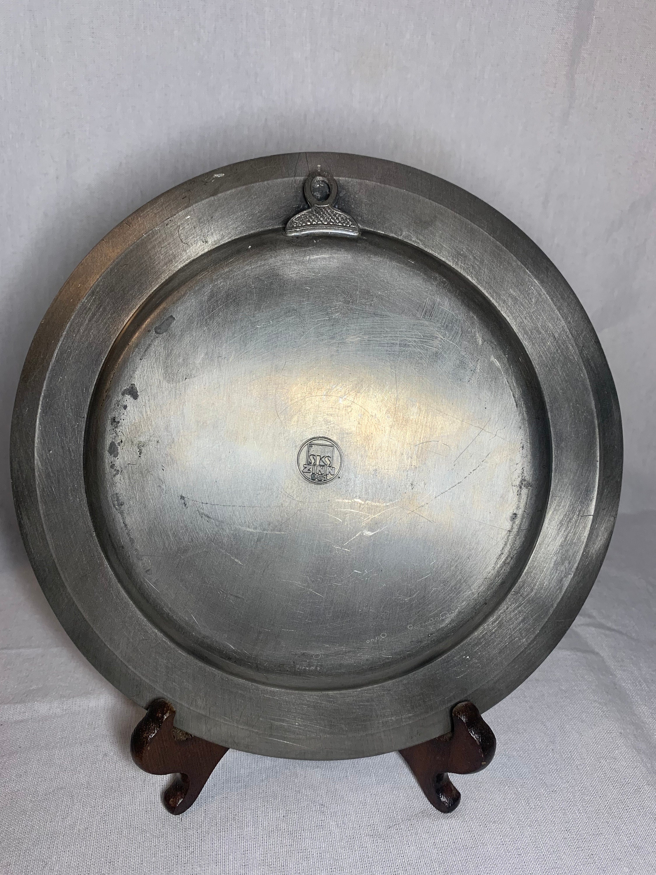 ヴィンテージドイツ製ピューター製壁掛け/プレート SKS Zinn - Etsy 日本