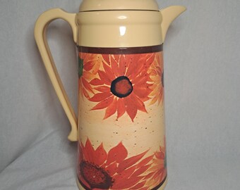 Retro Sunflower Thermal Pitcher