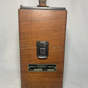 Vintage Wheelco potentiometer modell 330 med handtag