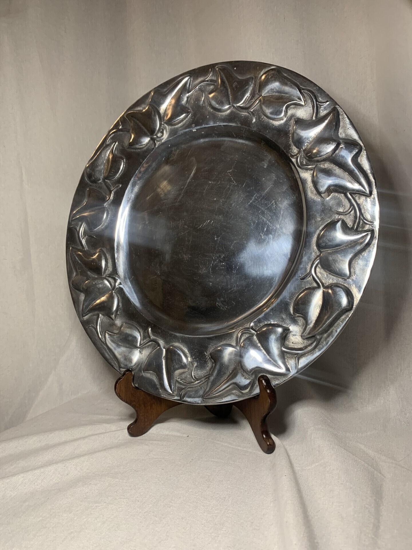 Vintage C1990 Mariposa Leaf Platter.