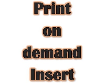 Print-on-demand Insert for boardgame you have