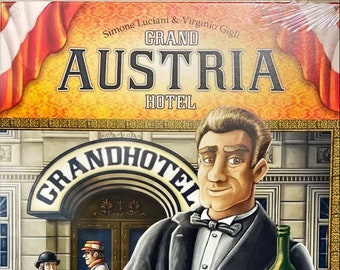 Encarte para Grand Austria Hotel e expansão Lets Waltz