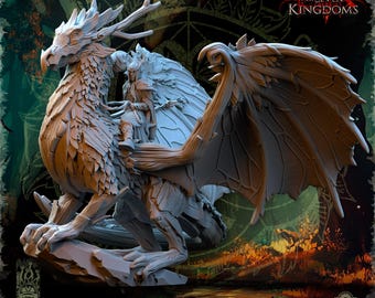 Immergrüne Elfen Walddrache - Waldelfen - Waldelfen - Die Beholder Miniaturen - 9. Zeitalter