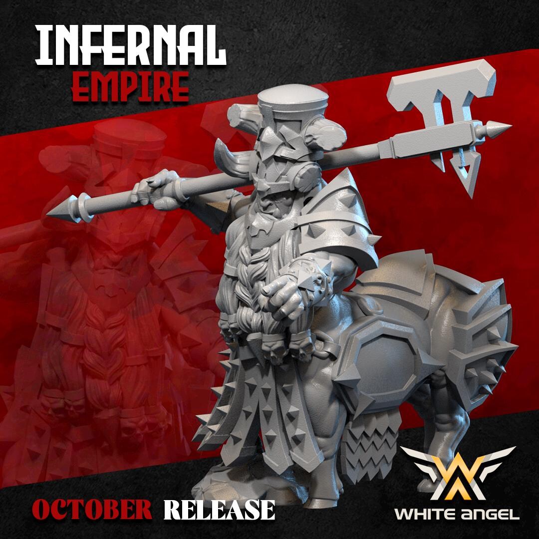 Infernal White Infernal Centaur Commander - Infernal Dwarves - Infernal Dwarves ...
