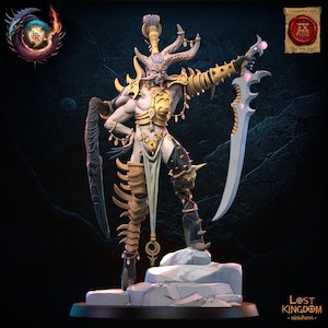 Lust Exalted Herald - Warriors of the Dark Gods - Warriors of the Dark Gods - Lost Kingdom Miniatures - 9th Age