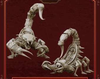Scorpions - Eternal Dynasties - Dynasties Immortelles - Crab miniatures - 9th age