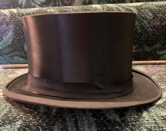 Vintage Tress & Co London Silk Top Hat Eaton - Etsy