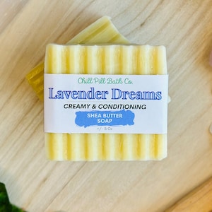Lavender Dreams - Shea Butter - Handcrafted Bar Soap