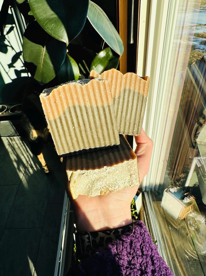 Handcrafted Guinness Beer Soap: Stout, Oats, Coffee & Charcoal image 3