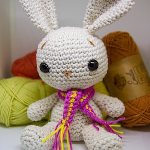 Bunny amigurumi PDF pattern - Rabbit crochet - Instant download - Pattern in English