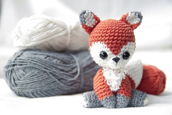 CROCHET FOX Pattern • Amigurumi PDF Tutorial • Cute Little Fox Crochet Pattern • Beginner-Friendly Amigurumi Plush Toy