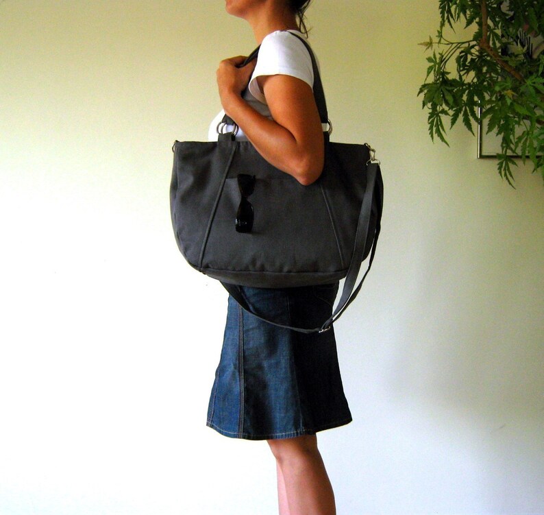 Beauty Tote Bag in Grey Diaper Bag Women Tote Bag Bags and Etsy