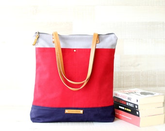 MultiColor Rio Canvas Tote Bag