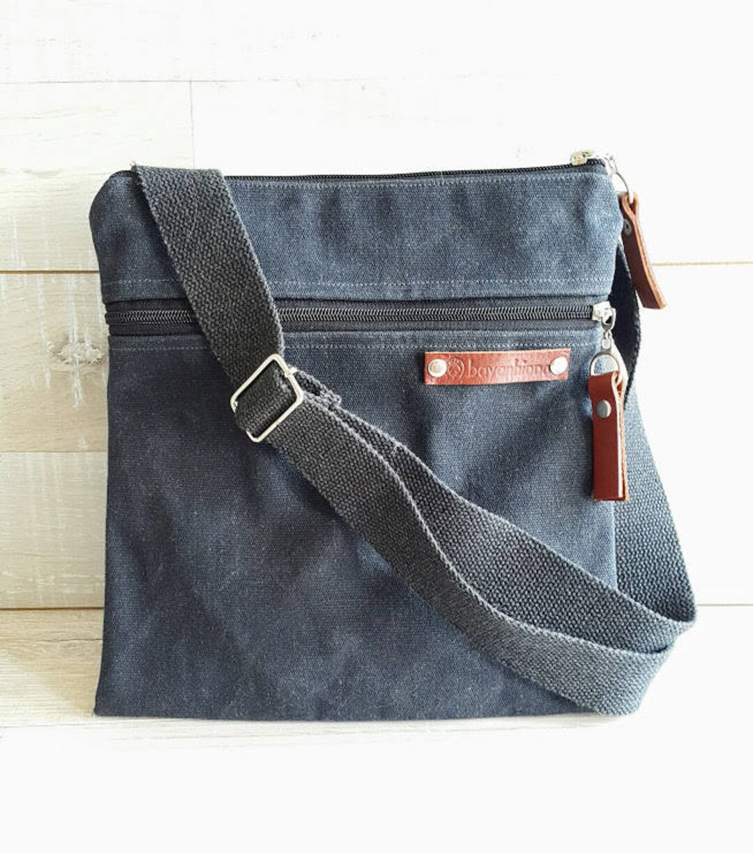 UNISEX Daily WAXED Canvas Messenger Bag Crossbody Bag - Etsy