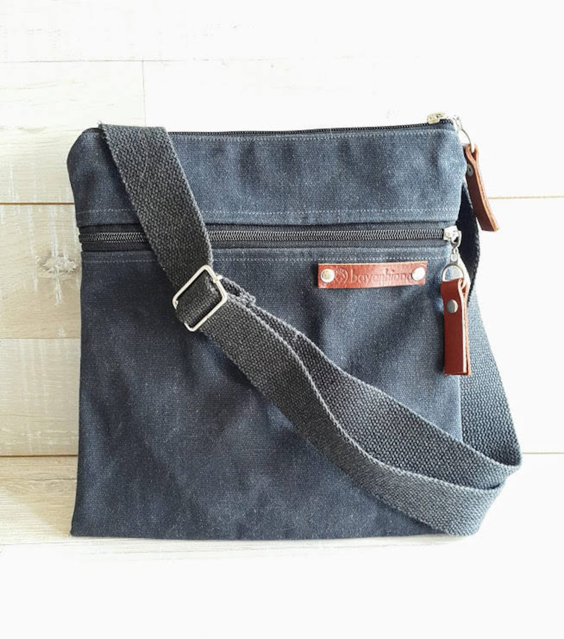 UNISEX Daily WAXED Canvas Messenger Bag Crossbody Bag | Etsy