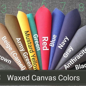 Waxed Canvas Messenger Bag in Gray MODULAR image 9