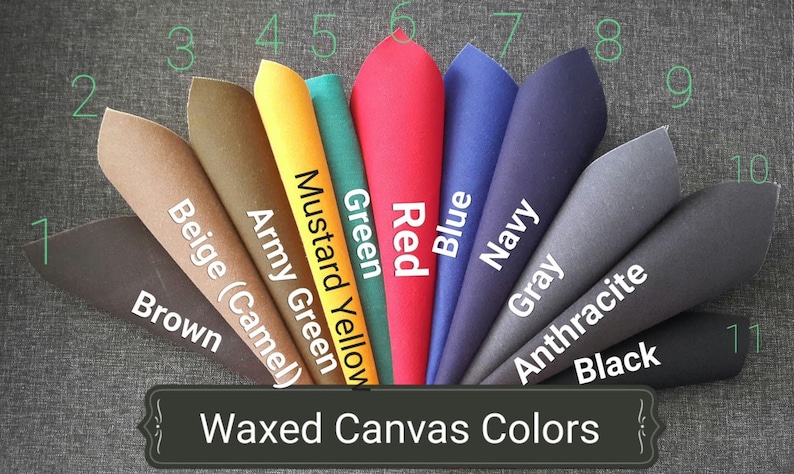 Waxed Canvas Messenger Bag in Gray MODULAR image 9