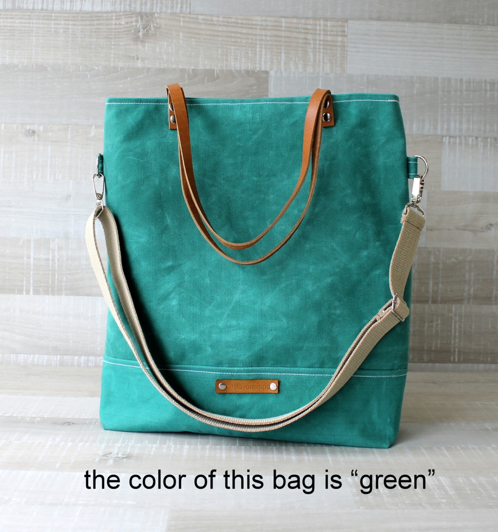 On SALE Waxed Canvas Tote Bag UNISEX Bag GREEN Tote Bag Etsy UK