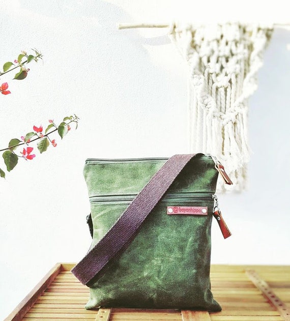 Army Green Canvas Crossbody Bag bet.yonsei.ac.kr