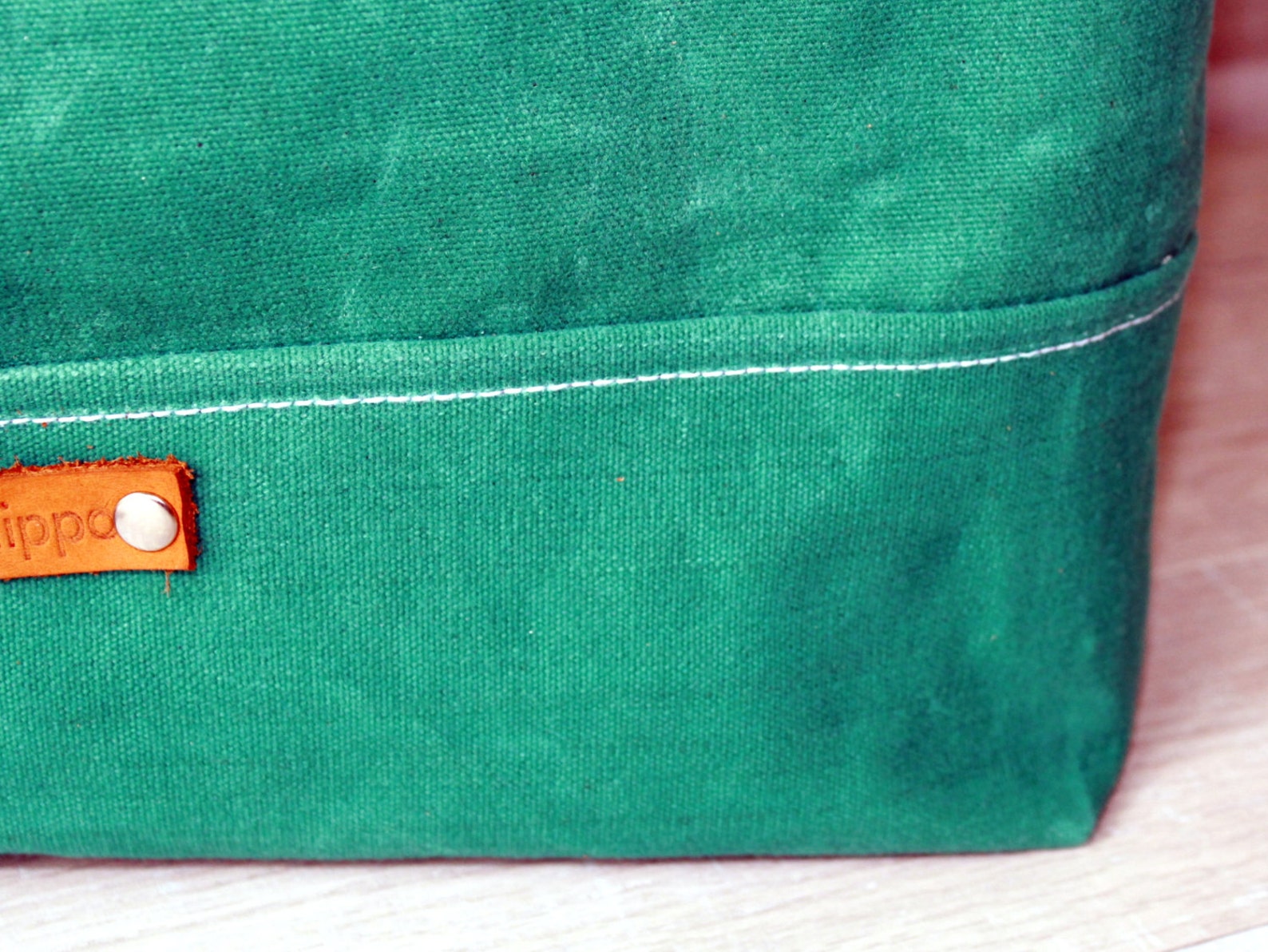 On SALE Waxed Canvas Tote Bag UNISEX Bag GREEN Tote Bag Etsy UK