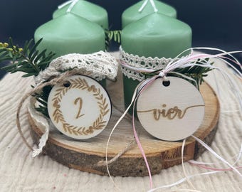 Kerzenanhänger Adventskranz