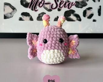 No-Sew Schmetterling Häkelanleitung | Amigurumi Insekt Plüsch (PDF-Muster)
