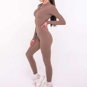 Fitness Overalls Bodysuit, Yoga Jumpsuit, Gymnastics Catsuit, Yoga Catsuit, Women Overall, Bodysuit Women, Pilates, Athletics, Gift for Her