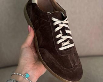 Women's Suede Lace-Up Sneakers, Everyday Sport Shoes