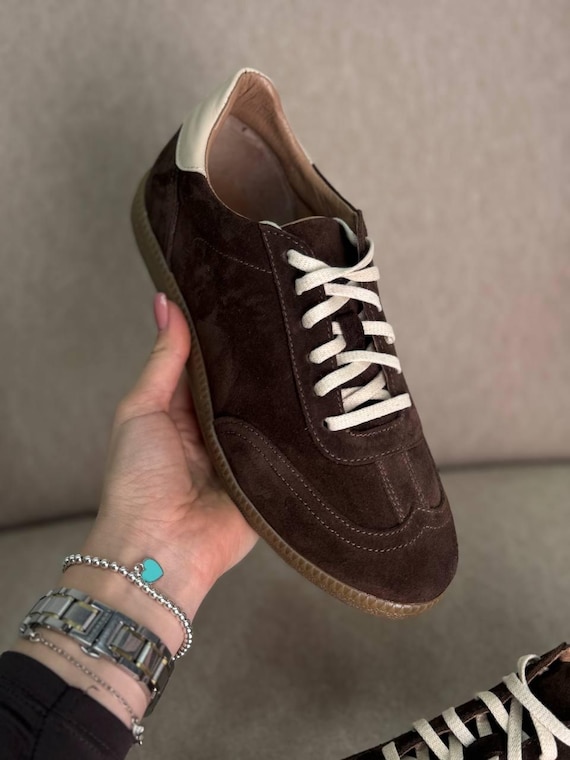 Women's Suede Lace-Up Sneakers, Everyday Sport Shoes
