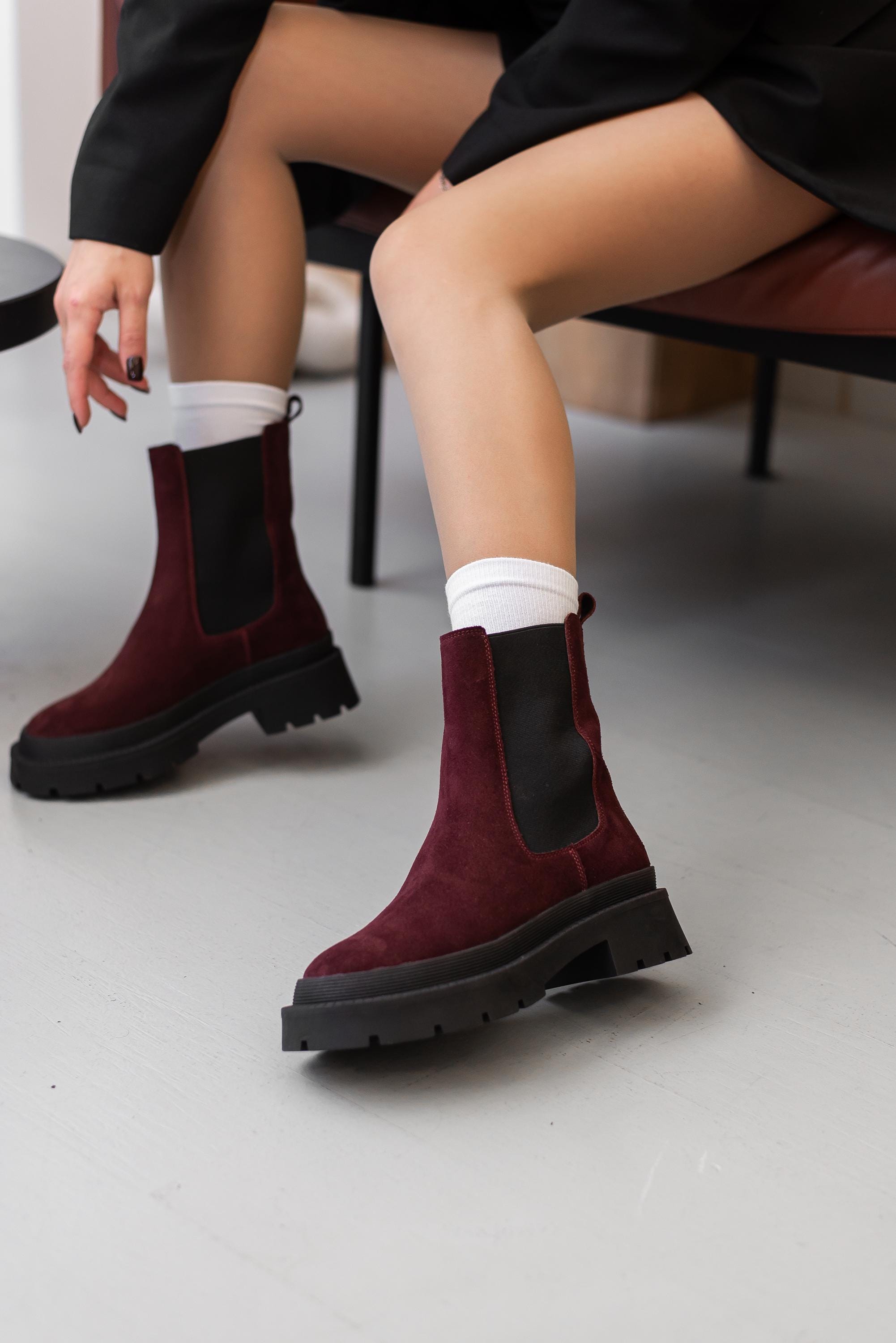 Leather Chelsea Boots, Chunky Platform Handmade Boots - Etsy