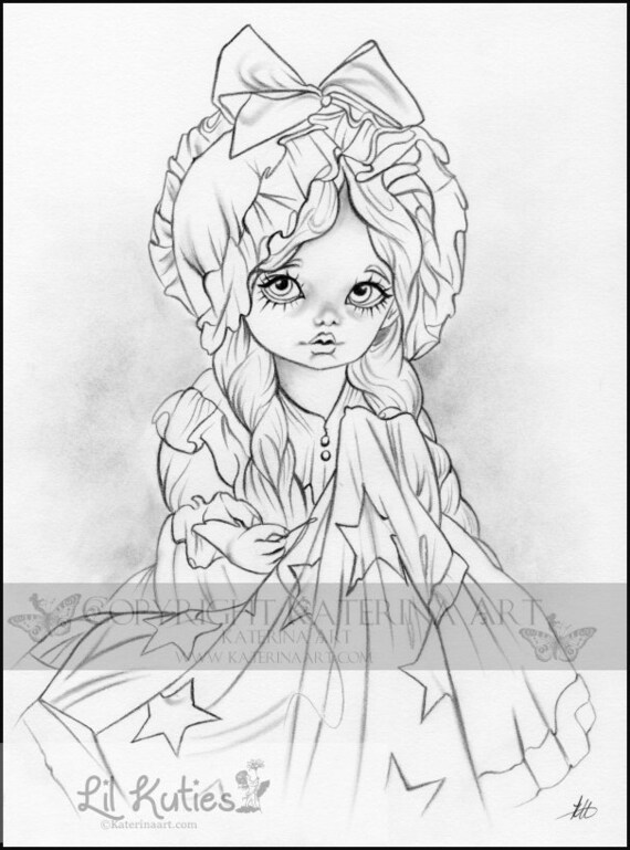 Original pencil sketch drawing Betsy Ross Portrait and Etsy