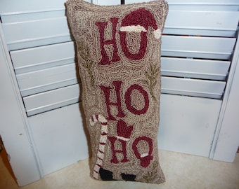 Ho Ho Ho Punch Needle Pattern