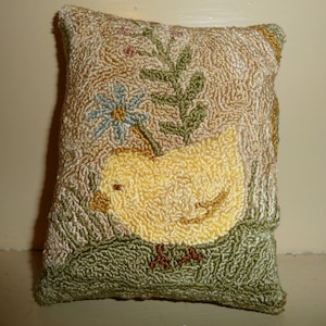 Little Chick Punch Needle Tuck In  Pattern