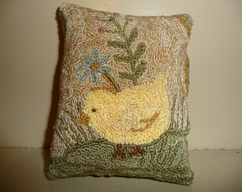 Little Chick Punch Needle Tuck In  Pattern