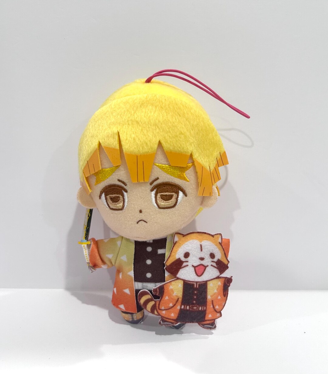 Puchi Rascal Demon Slayer Kimetsu No Yaiba Demon Slayer X Rascal Plush Zenitsu Agatsuma Furyu ...