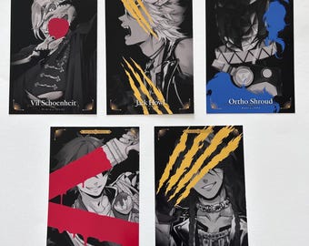 Twisted Wonderland Characters Postcard Disney Japan Yana Toboso Anime Collection