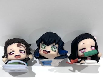 Demon Slayer: Kimetsu no Yaiba Nezuko Tanjiro inosuke Chibi Mini Figure Anime Gift for Demon Slayer Lover