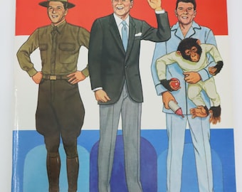 Tom Tierney Ronald Reagan Paper Dolls Book - Uncut Collectible