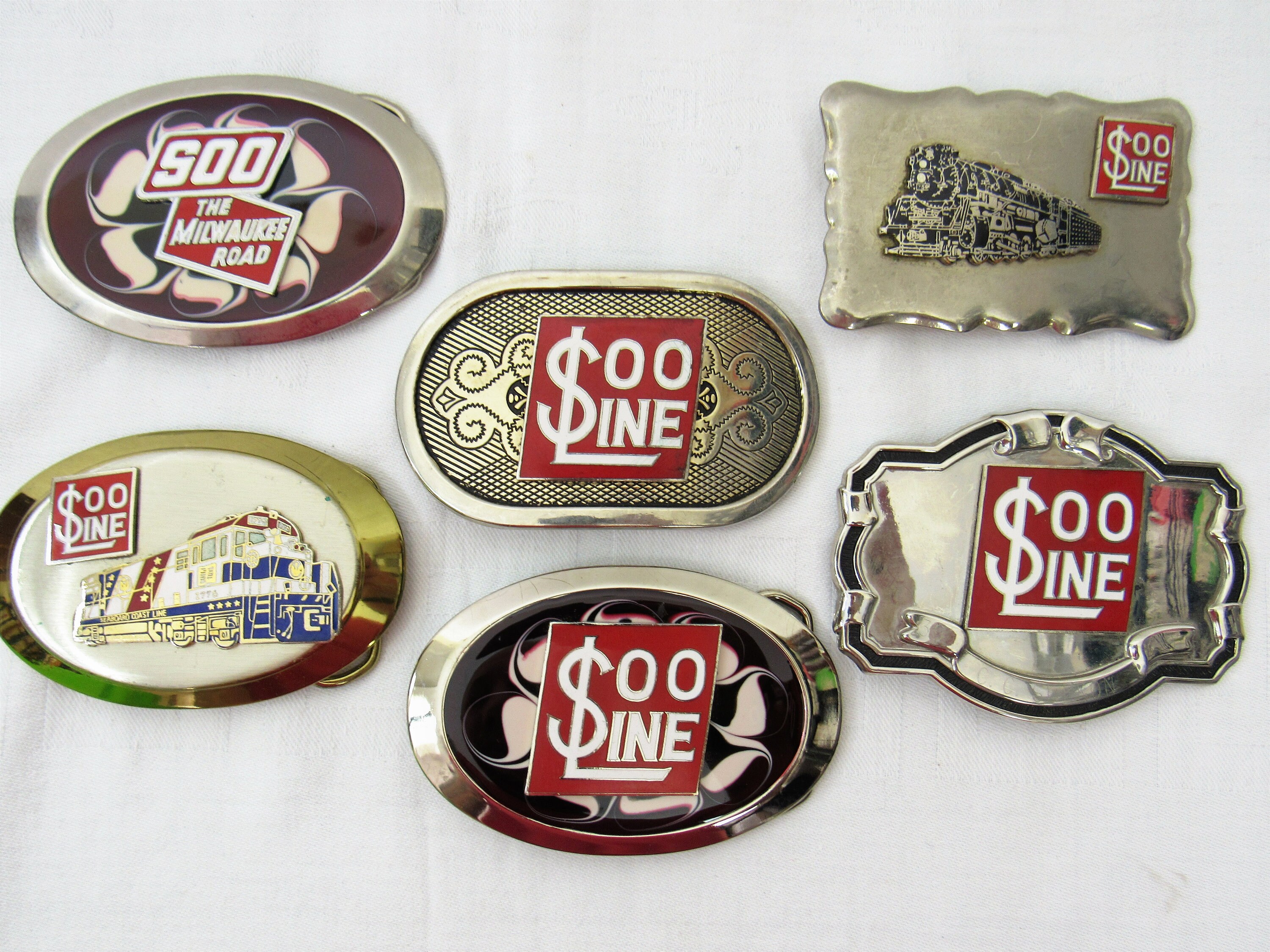 train belt buckles