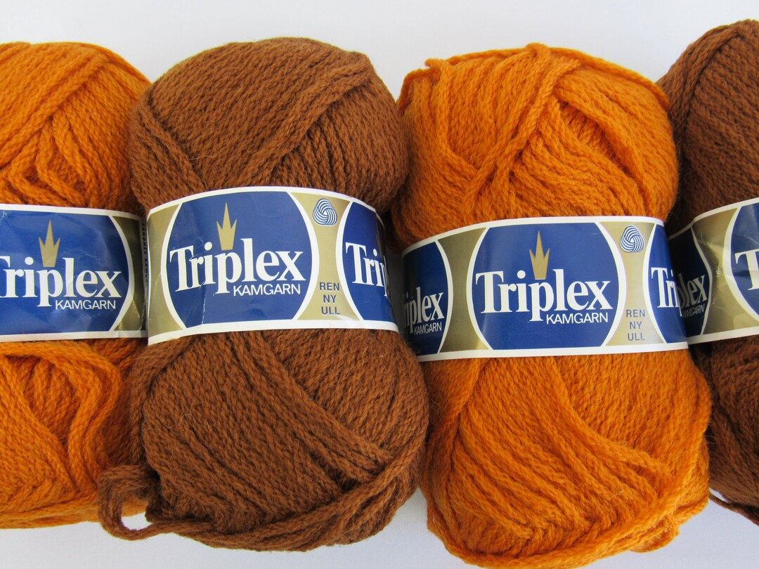 Triplex Kamgarn Yarn Norway 100 Wool Yarn DK Sport Weight Etsy
