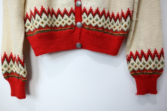 Vintage Wool Cardigan Dale of Norway Style - Wome… - image 8