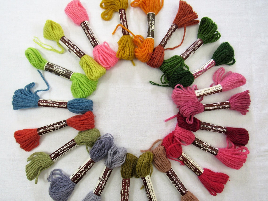 Download Needlepoint & Crewel Yarn Bucilla 3 Ply Persian Wool Yarn ...